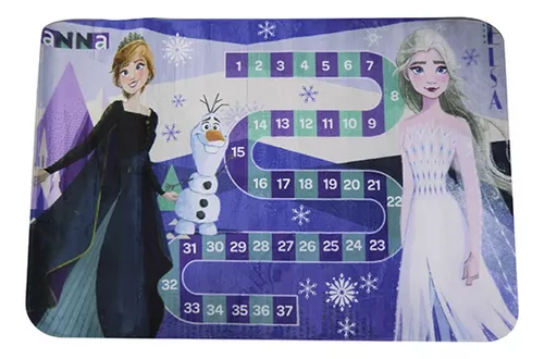 Alfombra Memoria 127x197 Frozen Elsa Ana Infantil Oficial