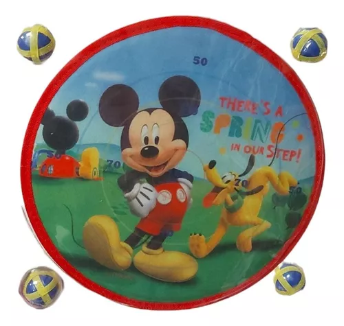 Juguete Blanco Para Pelotas Adhesivas Mickey + 3 Años