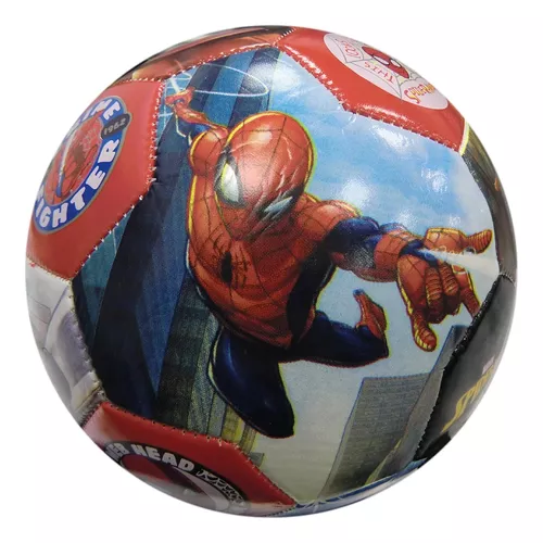 Pelota Fútbol Cuero Nº3 Spiderman Original Y Oficial