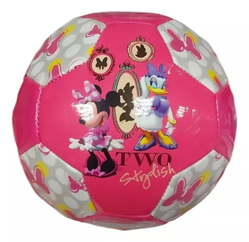 Pelota Futbol N°3 Minnie Mouse Disney Cuero Oficial