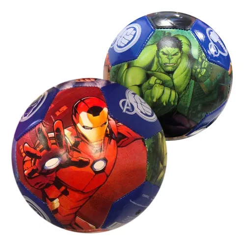 Pelota Fútbol Cuero Nº3 Avengers Original Y Oficial