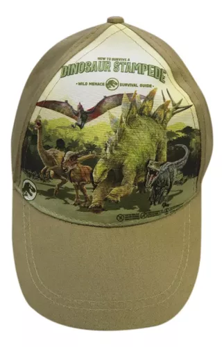 Gorro De Visera Jurassic World Dinosaurios Infantil