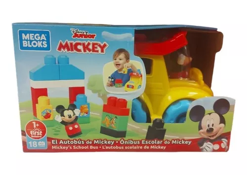 Juguete Mega Bloques Vehículo Mickey Disney 18 Pzas