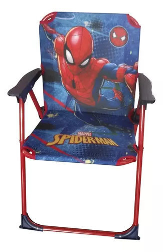 Silla De Playa Infantil Spiderman Original Plegable Original