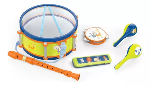 Set Instrumentos Musicales 6 Piezas Juguete Bebe Animales