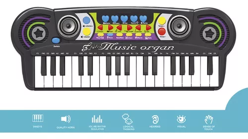 Organo Piano Musical Infantil Juguete Soporte Partituras 42c