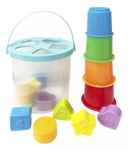 Juego Didáctico Clasificador Para Bebés 15 Piezas Juguete