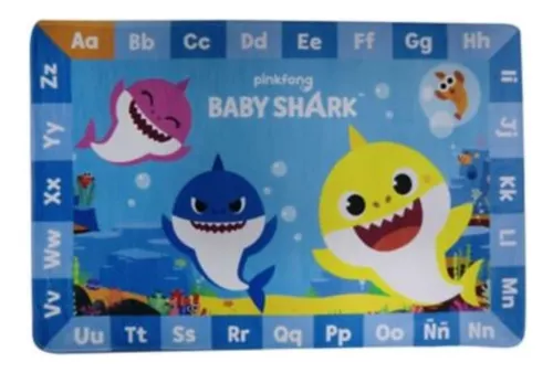 Alfombra Memoria 77 X 117 Baby Shark Infantil Oficial