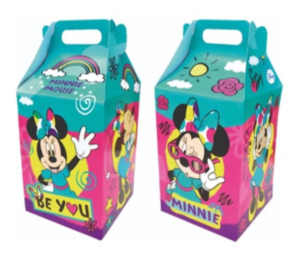 Pack X 6 Cajas Sorpresitas Minnie Mouse Original Cotillón