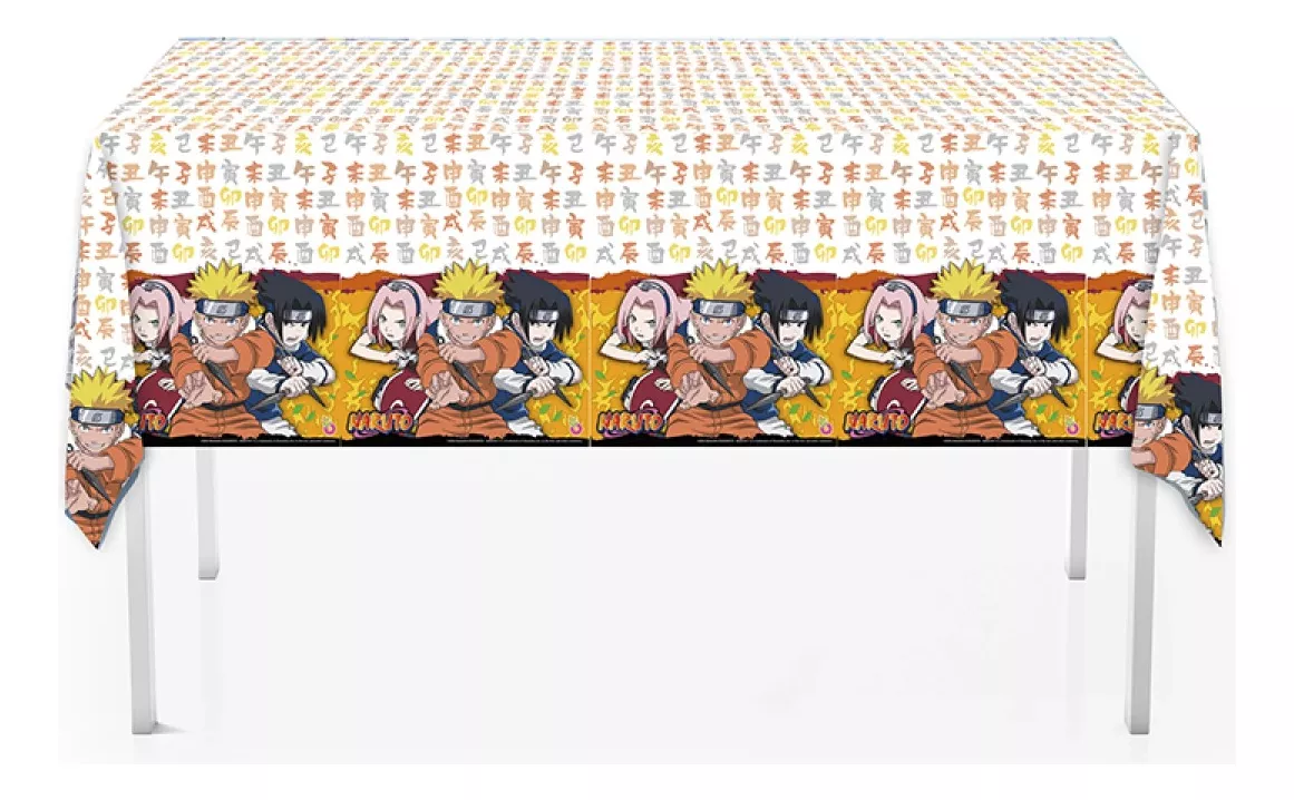 Mantel Infantil 120 X 180 Cm Naruto Original Cotillón