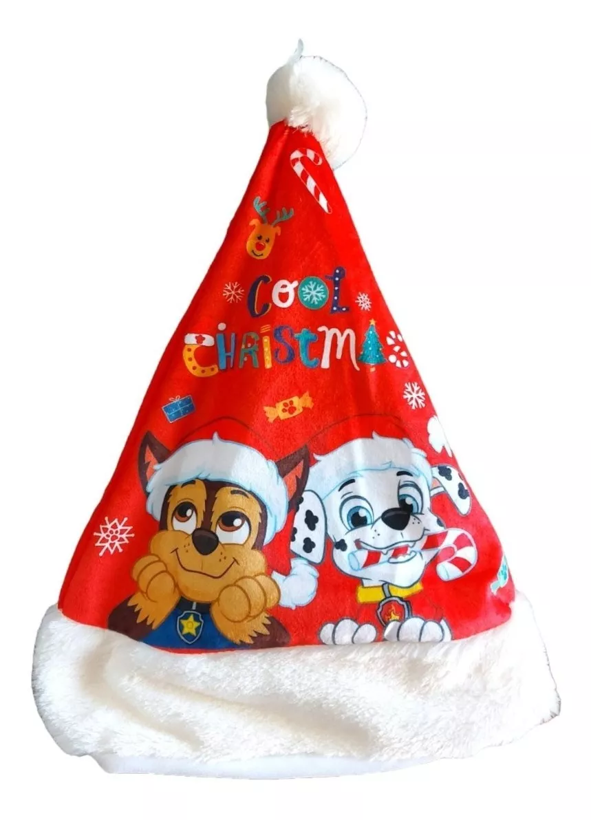 Gorro Gorra Navideño Navidad Paw Patrol Original Infantil