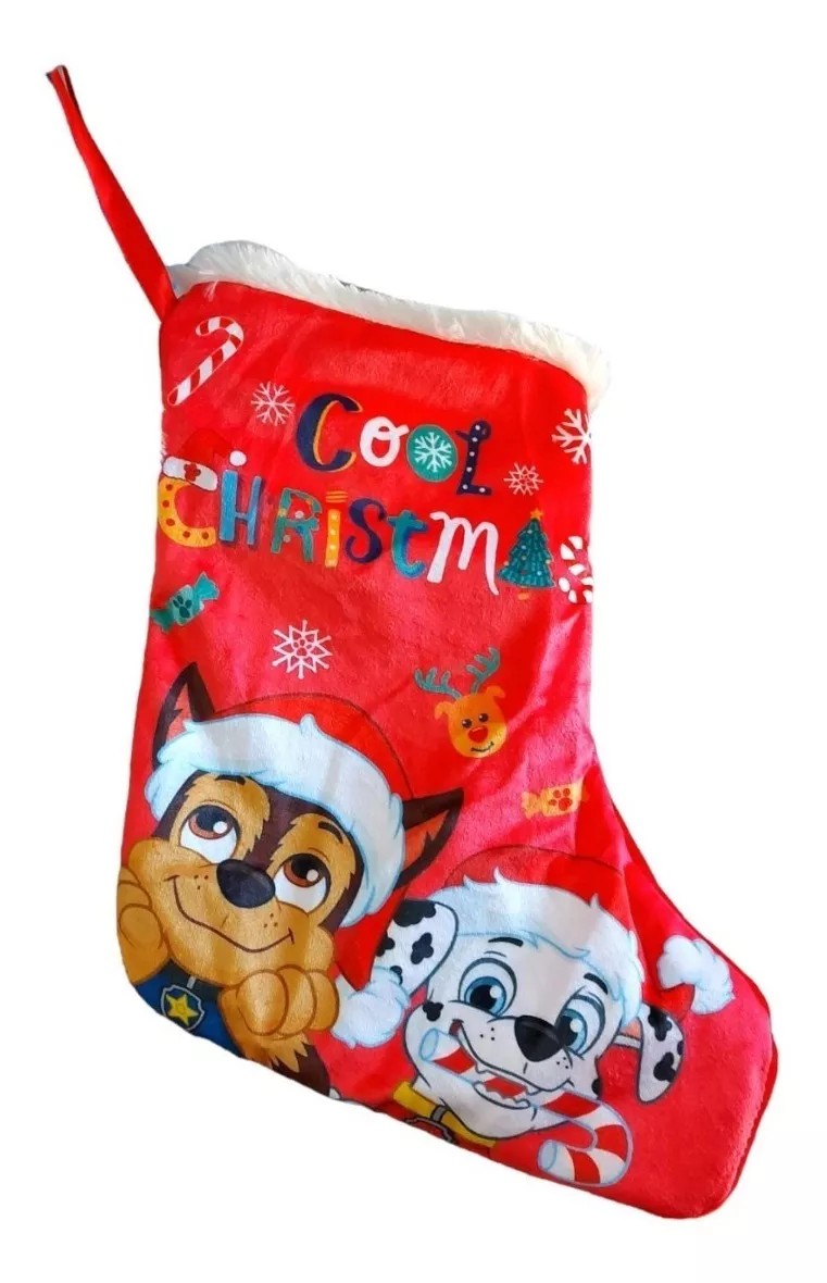 Bota Navideña Navidad Paw Patrol Original Infantil