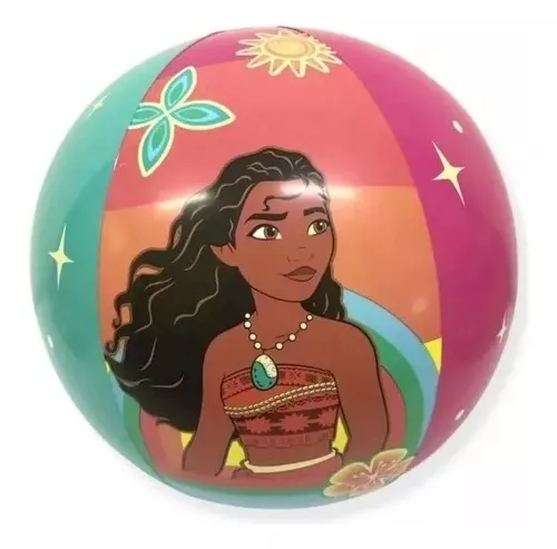 Pelota Inflable 50 Cm Princesas Disney Original Y Oficial