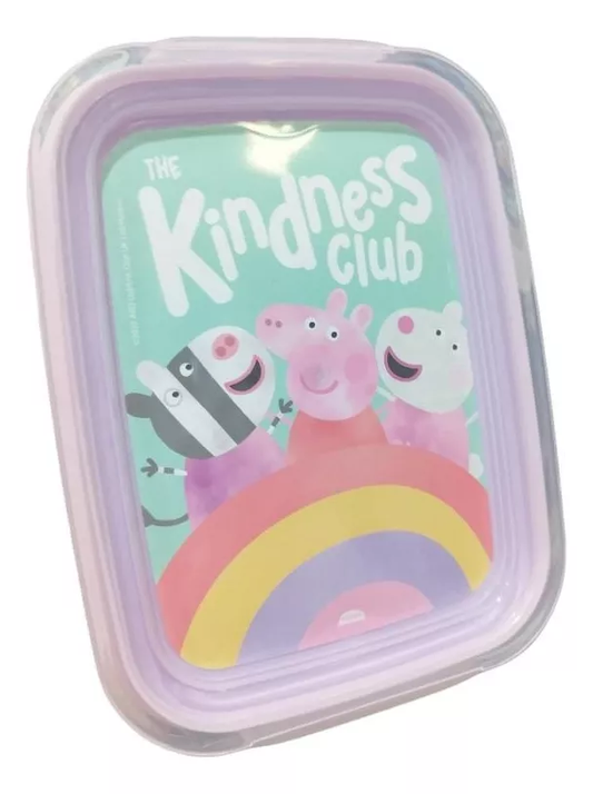 Pote Peppa Pig Dos Broches 850 Ml 17x13x7,5 Libre Bpa Tapper