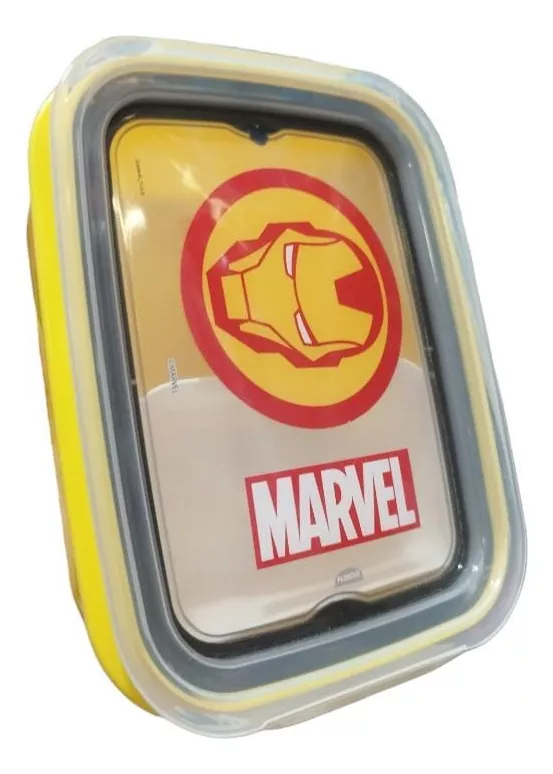 Pote Avengers Marvel Dos Broches 850 Ml Libre Bpa Tapper