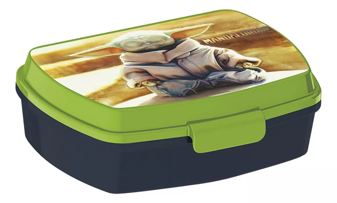 Lonchera Vianda Baby Yoda Star Wars 18x12x6 Escolar Plástica