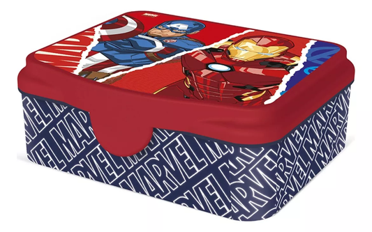 Lonchera Vianda Avengers Marvel 15x12x6 Cm Escolar Plástica