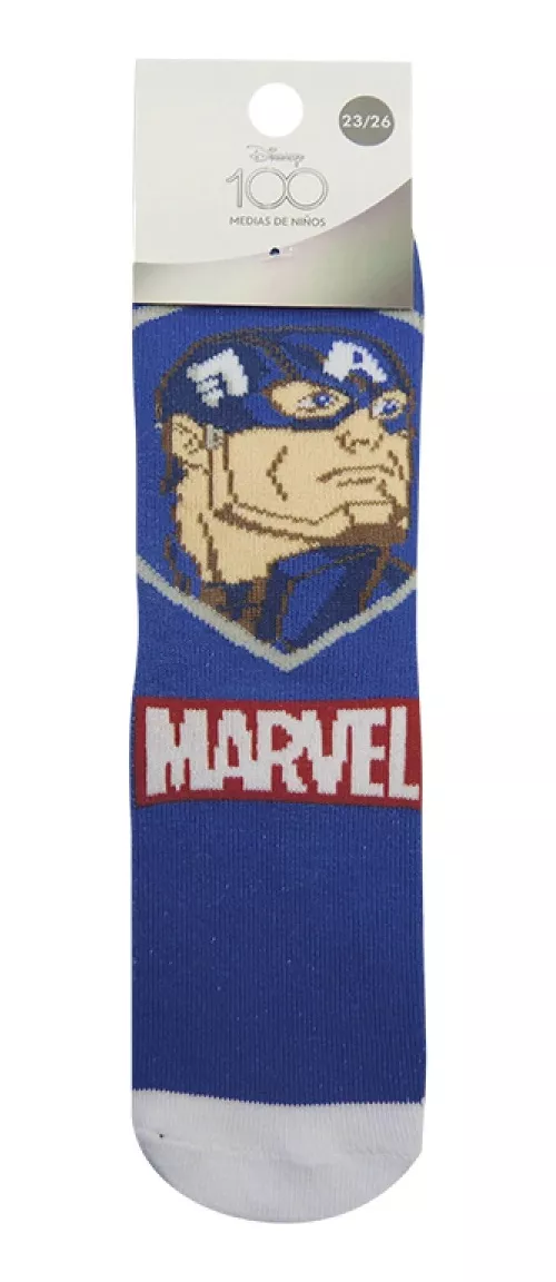 Medias Infantiles Avengers Marvel Superheroes Talle 19 Al 30