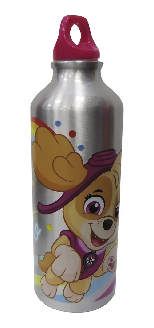 Botella De Aluminio Termica Paw Patrol 500 Ml Agarradera