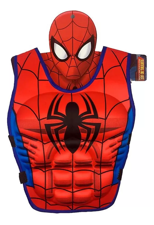 Chaleco Flotador Plus Spiderman Original Y Oficial