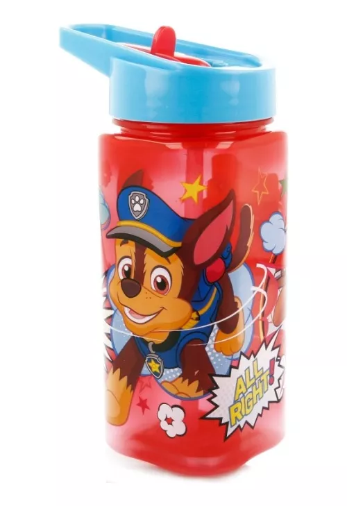 Botella Plástico Cuadrada 510 Ml Paw Patrol Libre Bpa