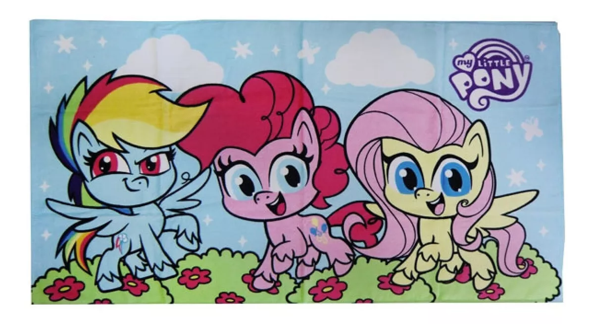 Toalla / Toallón Playero Playa 130x70 My Little Pony Oficial