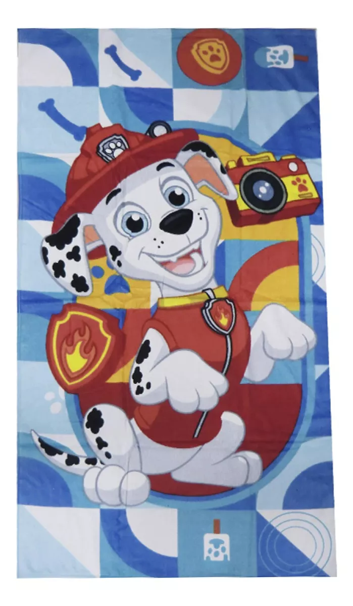 Toalla / Toallón Playero Playa 130x70 Paw Patrol 2 Diseños