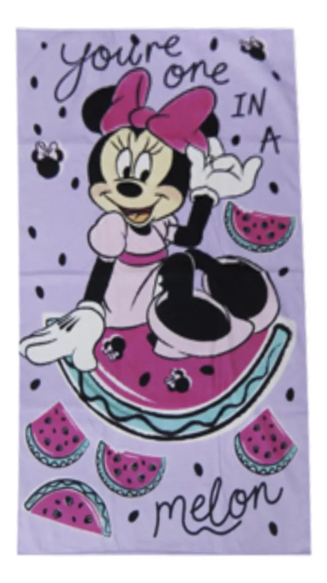 Toalla / Toallón Minnie Playero Playa 130x70 Oficial