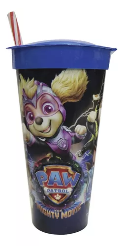 Vaso Plástico 2 En 1 Pote 220 Ml Vaso 540 Ml Paw Patrol