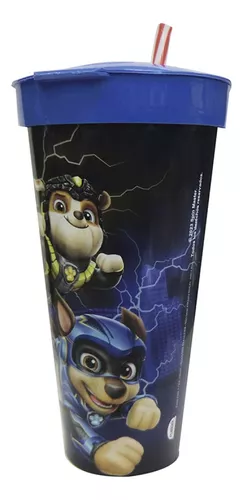 Vaso Plástico 2 En 1 Pote 220 Ml Vaso 540 Ml Paw Patrol