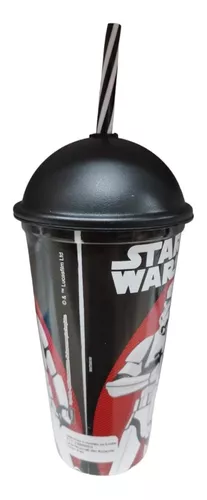 Vaso Plástico Milkshake Y Pajita 500 Ml Star Wars Baby Yoda