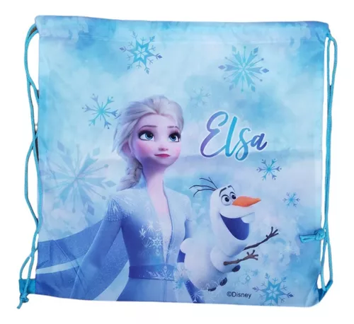 Bolsa Merienda De Pvc Frozen Elsa 41 X 41 Cm Oficial