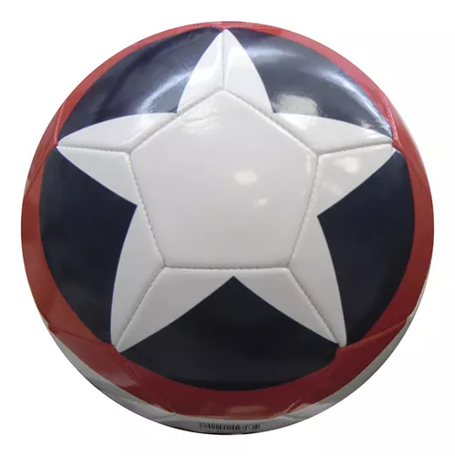 Pelota Fútbol Cuero Nº5 Avengers Original Y Oficial