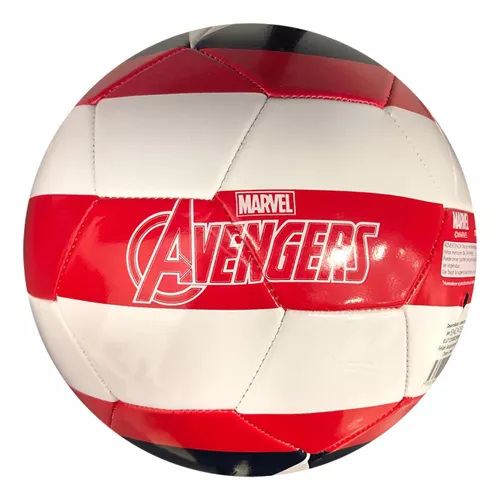 Pelota Fútbol Cuero Nº5 Avengers Original Y Oficial