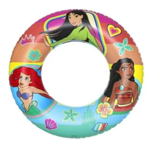 Aro Inflable 50 Cm Diámetro Princesas Disney Original