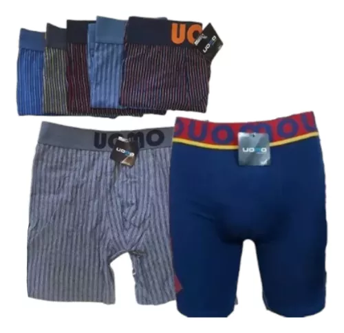 Pack 3 Boxer Briefs/calzoncillo Largo Hombre Algodón Surtido