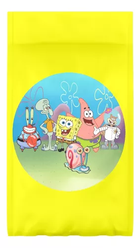 Pack 10 Bolsas Bolsitas Sorpresitas Cotillon Bob Esponja