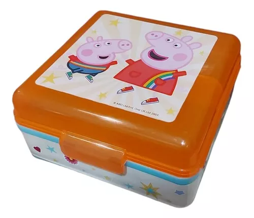 Lonchera Lunchera Multicompartimento Peppa Pig12x12x6 Vianda