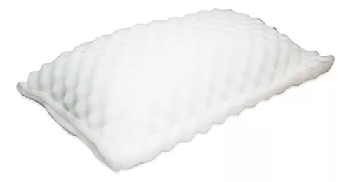 Almohada Masajeador Fibrasca Blanca 42x65 Cm 100% Poliéster