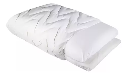 Almohada Ideal Fibrasca Ajustable 3 Alturas Blanca 50 X 70