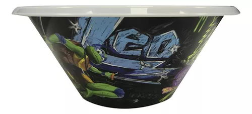 Plato Hondo Bowl Infantil De 540 Ml Tortugas Ninja