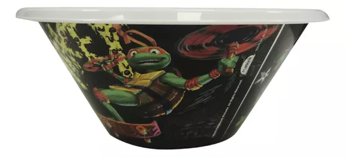 Plato Hondo Bowl Infantil De 540 Ml Tortugas Ninja