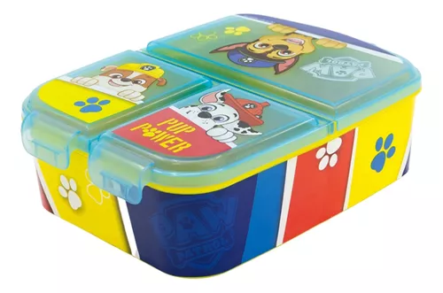 Lonchera Vianda Paw Patrol Multicompartimento 18x13x6