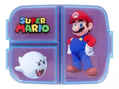 Lonchera Vianda Super Mario Bros Multicompartimento 18x13x6