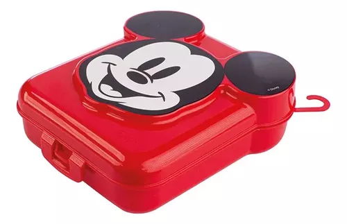 Lonchera Vianda 3d 15,6 X 13,8 X 4,5 Cm Mickey Mouse Disney