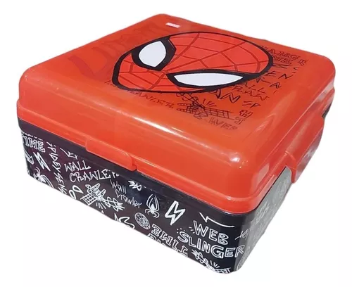 Lunchera Multicompartimento Spiderman 12x12x6 Cm Vianda