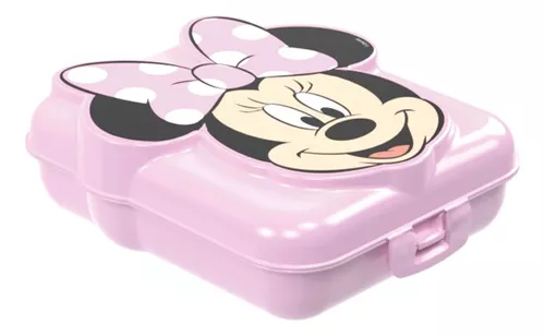 Lonchera Vianda 3d 15,6 X 13,8 X 4,5 Cm Minnie Mouse Disney