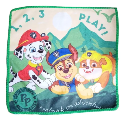 Toalla De Mano Social Paw Patrol Microfibra 30 X 30 Cm