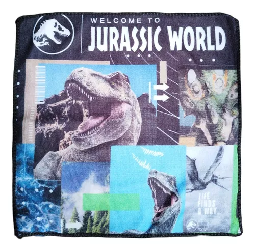 Toalla De Mano Social Jurassic World Microfibra 30x30