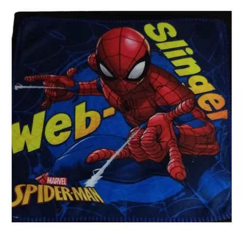 Toalla De Mano Social Spiderman Marvel Microfibra 30x30